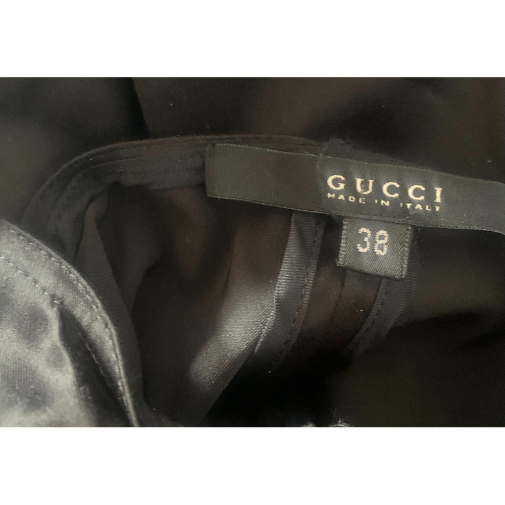 Gucci Dress Women IT 38 Black Excellent Tom Ford 90s Archive Open Back Cut Out - Picture 5 of 5
